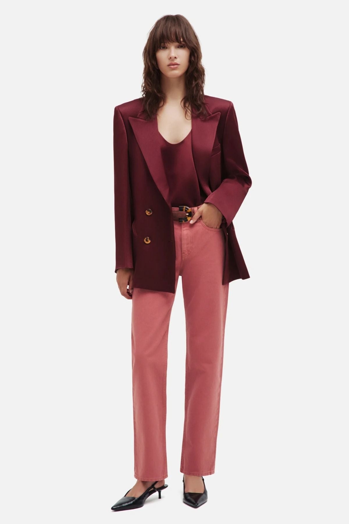BLAZÉ Milano Novalis Everynight Blazer - Wine