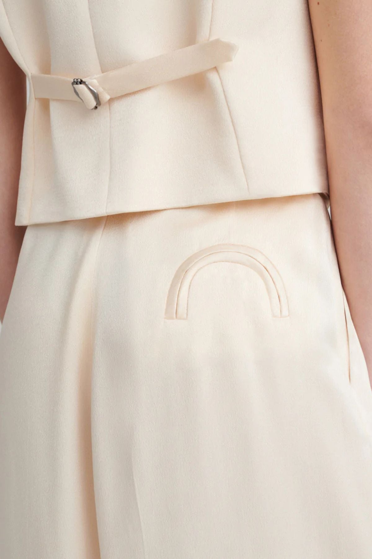 BLAZÉ Milano Novalis Feral Gilet - Ivory