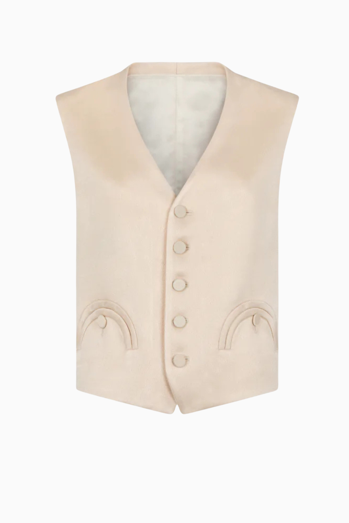 BLAZÉ Milano Novalis Feral Gilet - Ivory