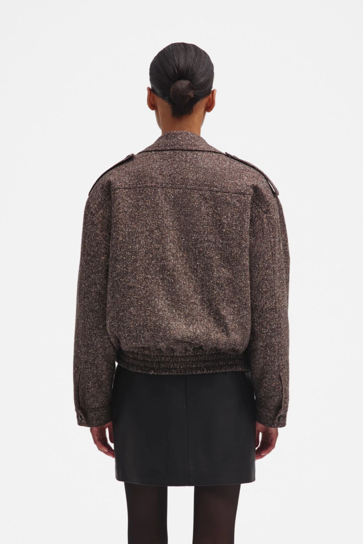 BLAZÉ Milano Sarissa Charlie Bomber - Brown