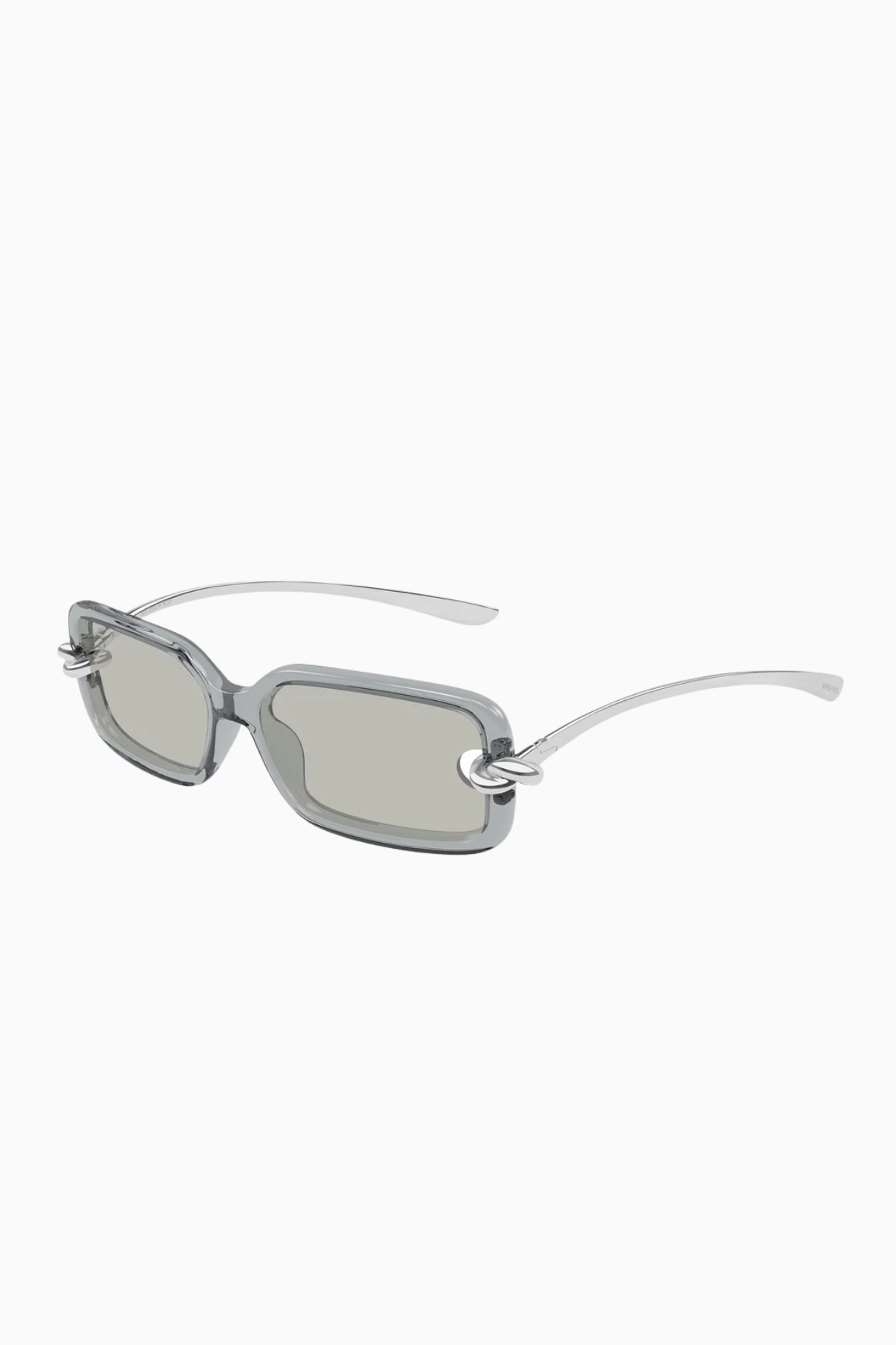 Bottega Veneta Rectangular Sunglasses - Grey