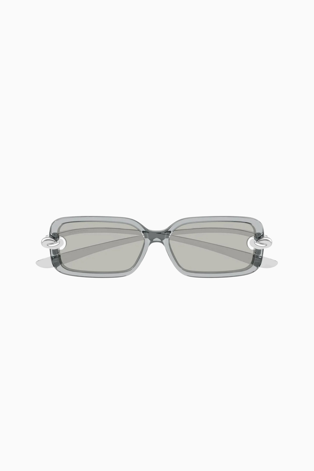 Bottega Veneta Rectangular Sunglasses - Grey