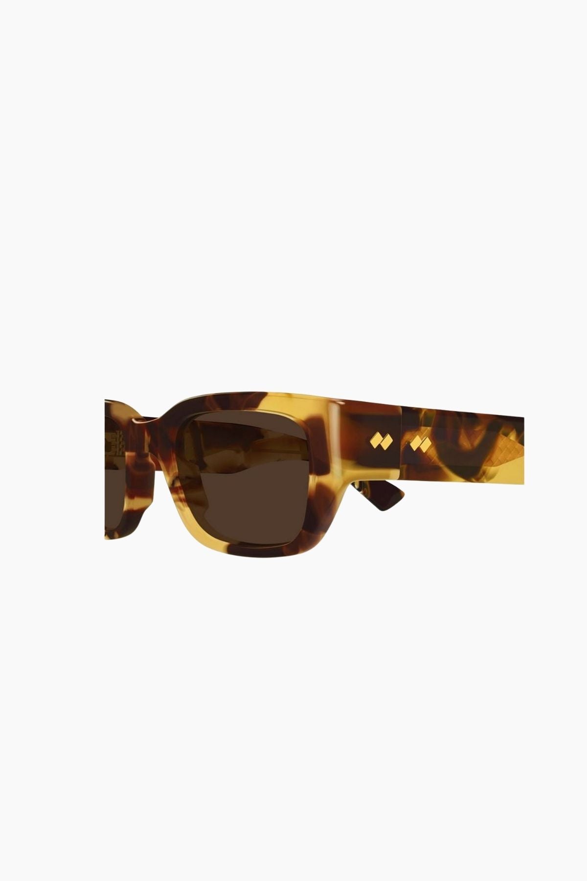 Bottega Veneta Tortoiseshell Frame Sunglasses - Havana