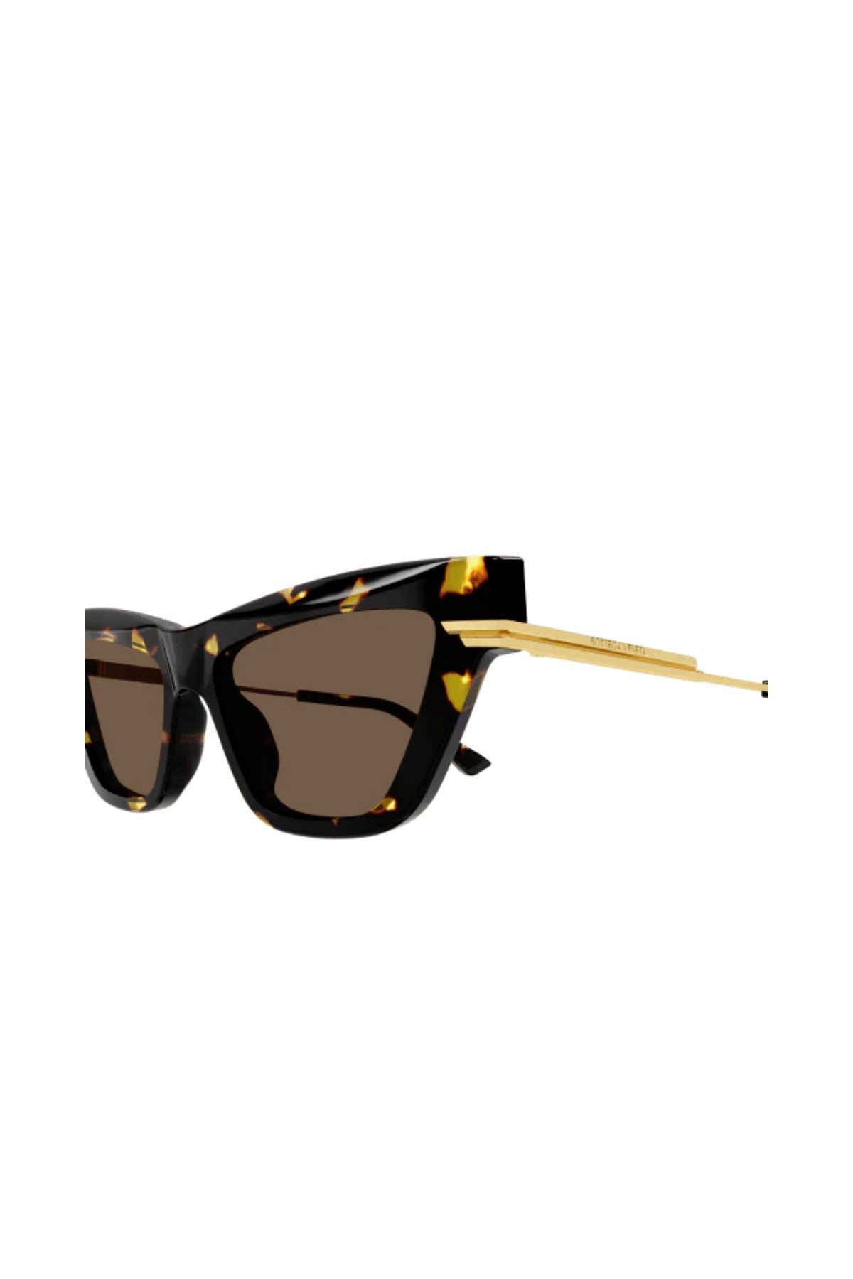 Bottega Veneta Oversized Cat Eye Sunglasses - Havana