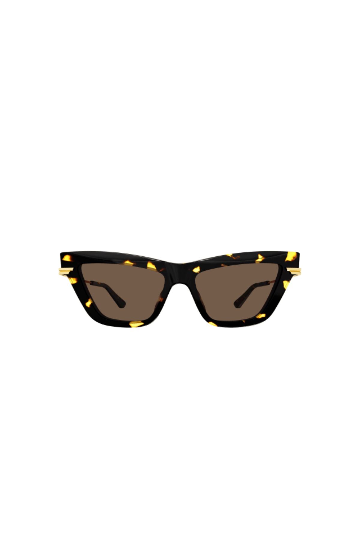 Bottega Veneta Oversized Cat Eye Sunglasses - Havana