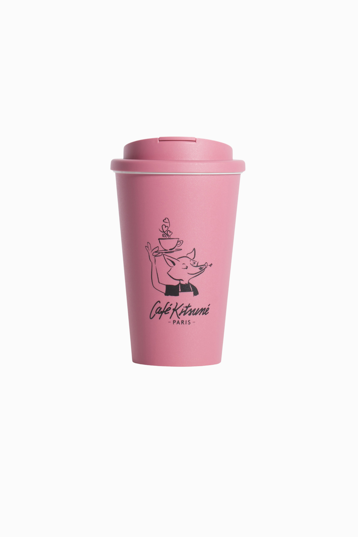 Café Kitsuné Valentine's Hearts Coffee Cup Large - Pink