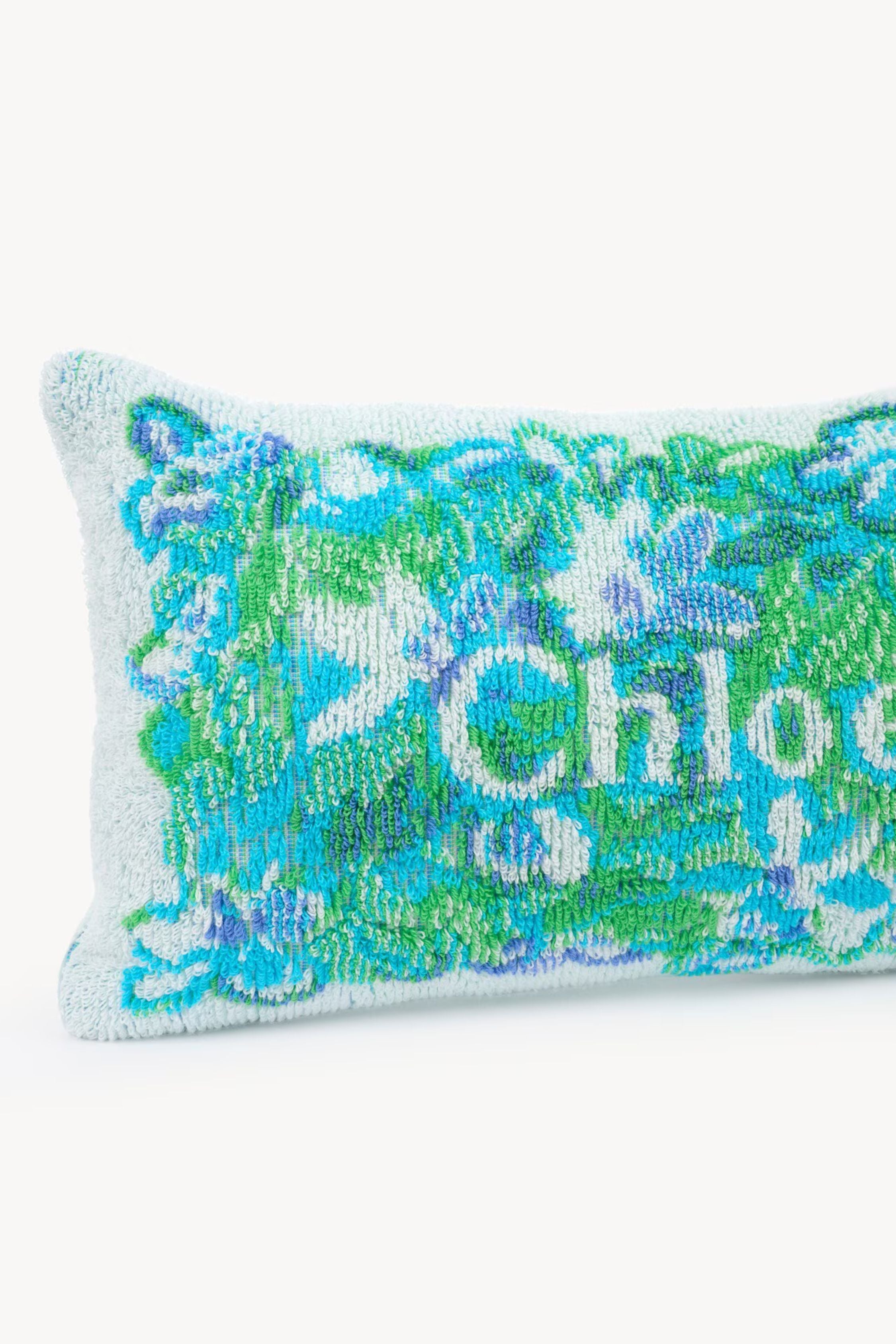 Chloé Beach Pillow - Multi Blue