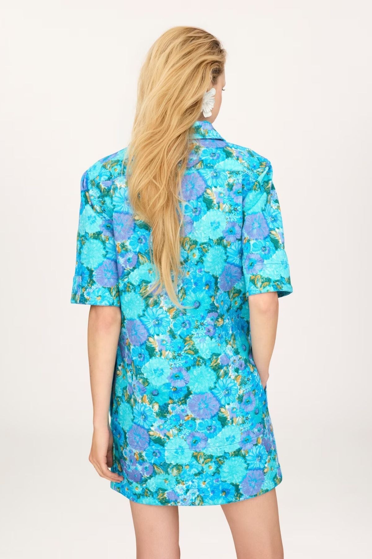 Chloé Blue Daisies Dress - Blue Multi