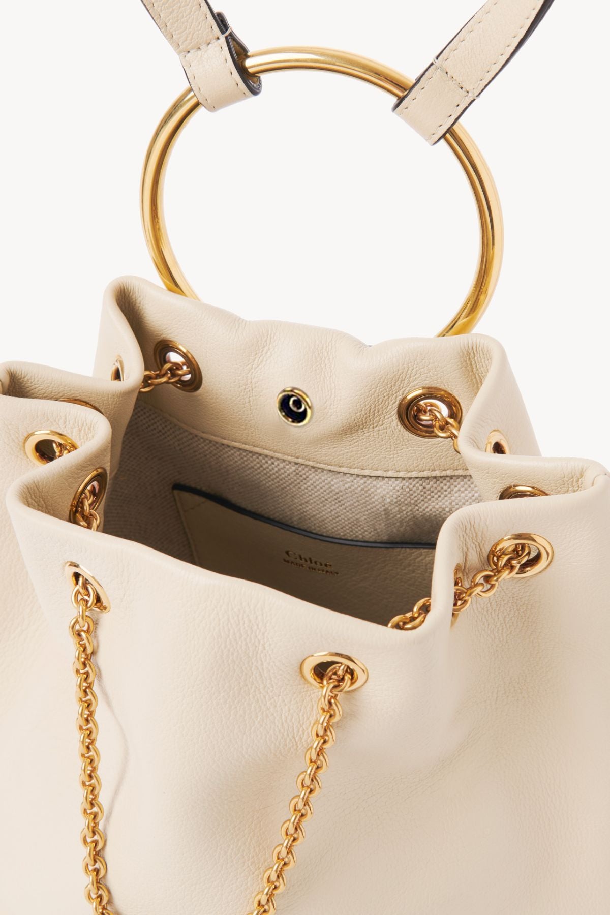 Chloé Bracelet Bag Backpack - Vegetal Beige