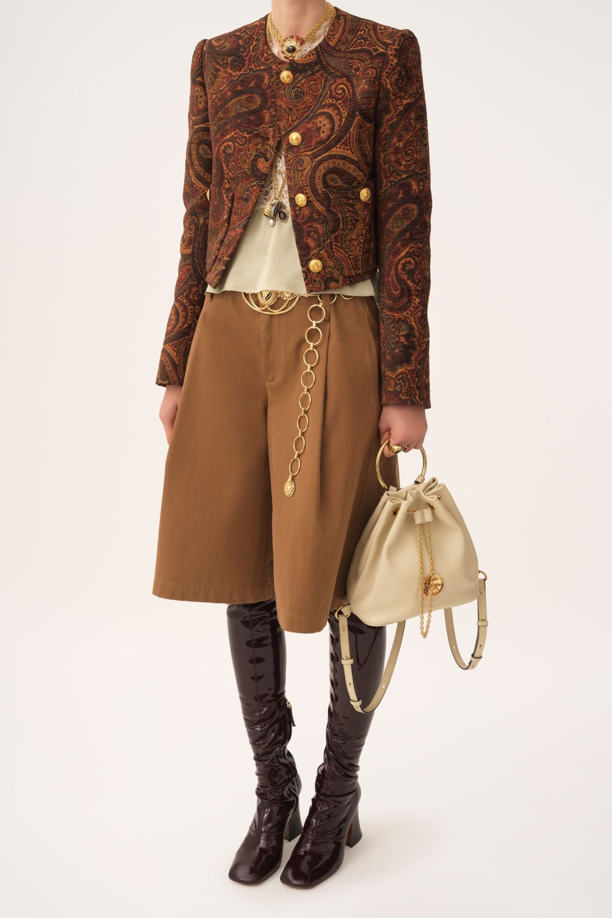 Chloé Bracelet Bag Backpack - Vegetal Beige