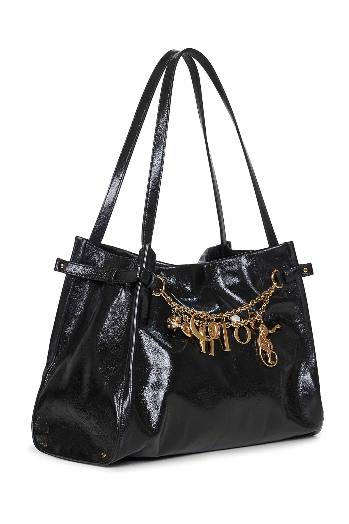 Chloé Charms Hobo Bag - Black