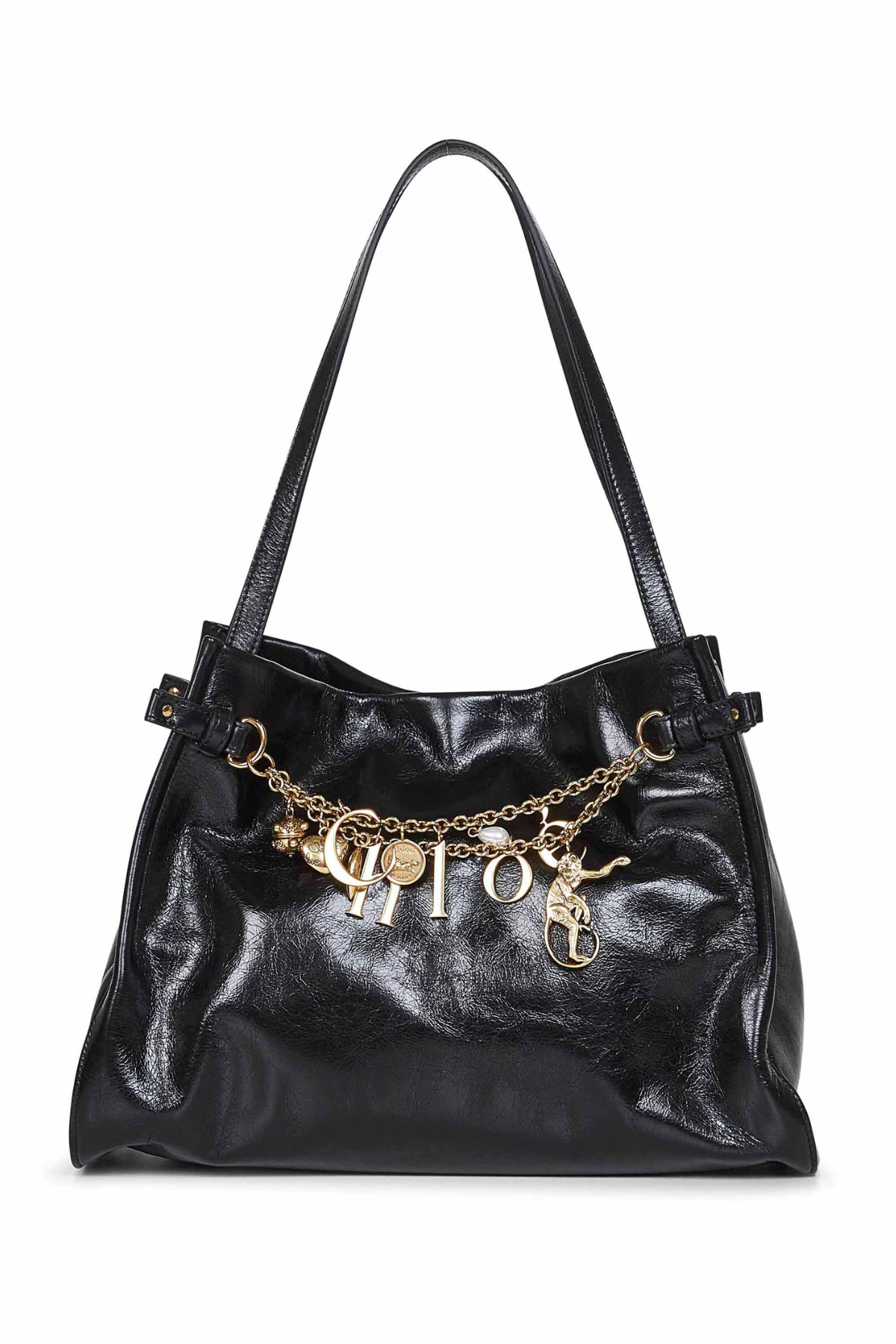 Chloé Charms Hobo Bag - Black