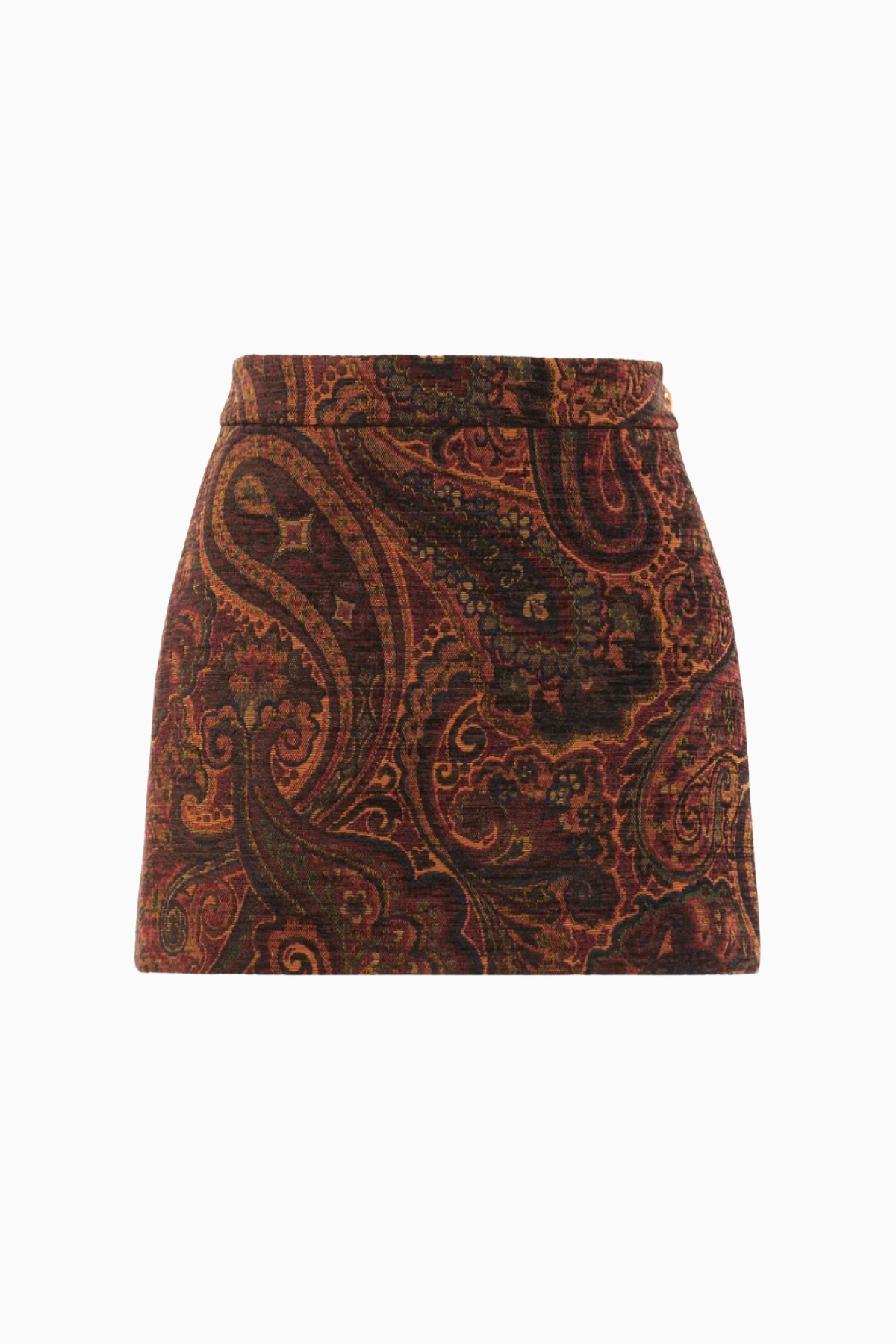 Chloé Jacquard Mini Skirt - Multi Red