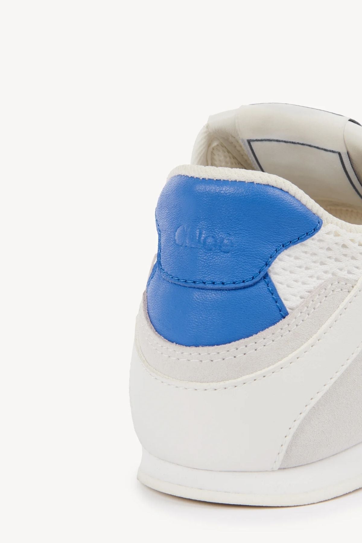 Chloé Kick Sneaker - White/ Blue