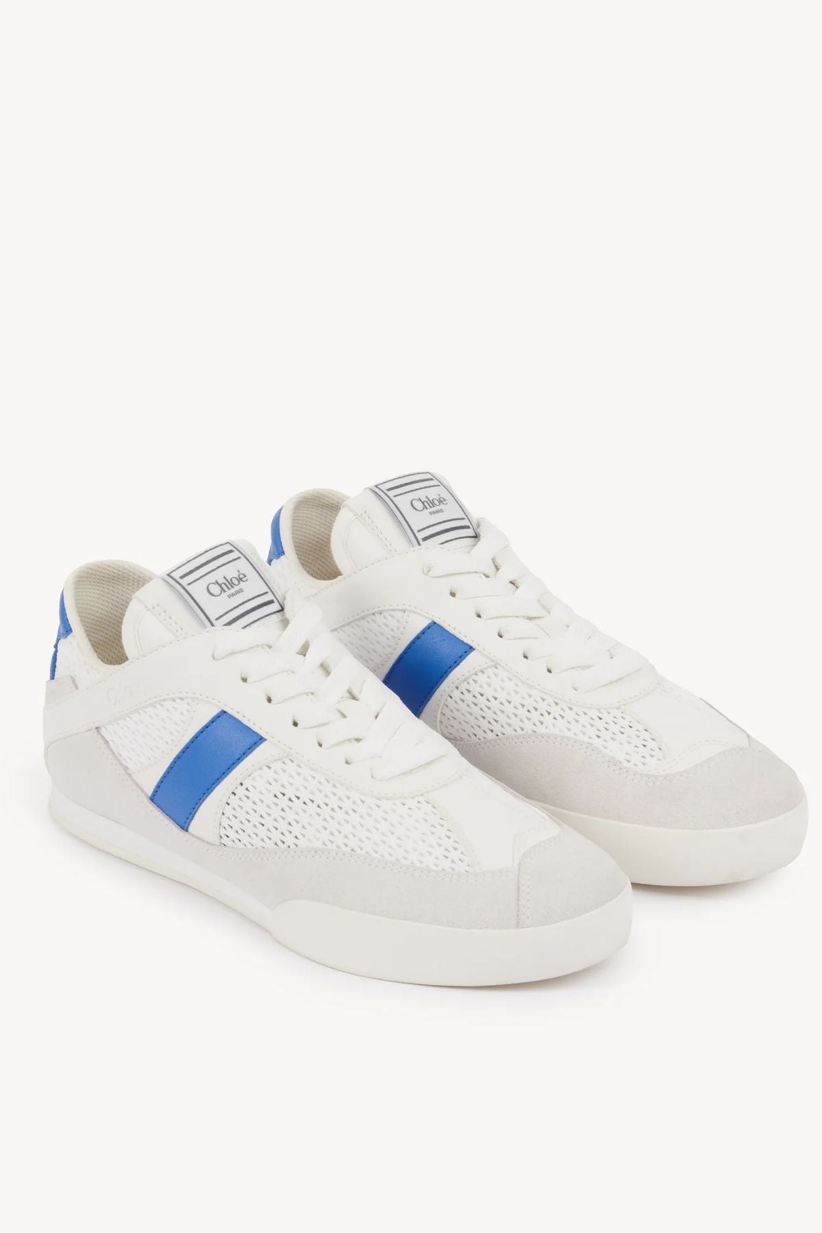 Chloé Kick Sneaker - White/ Blue