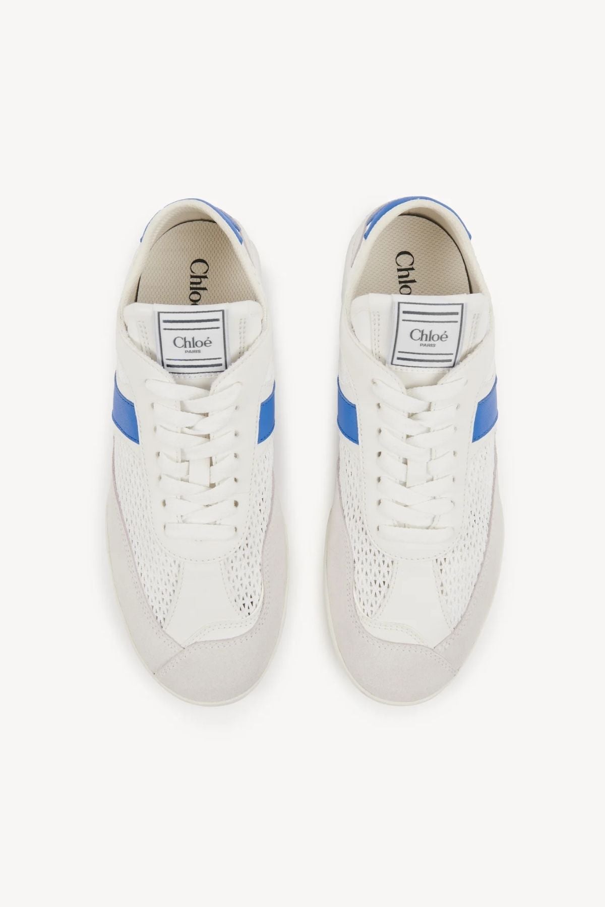 Chloé Kick Sneaker - White/ Blue