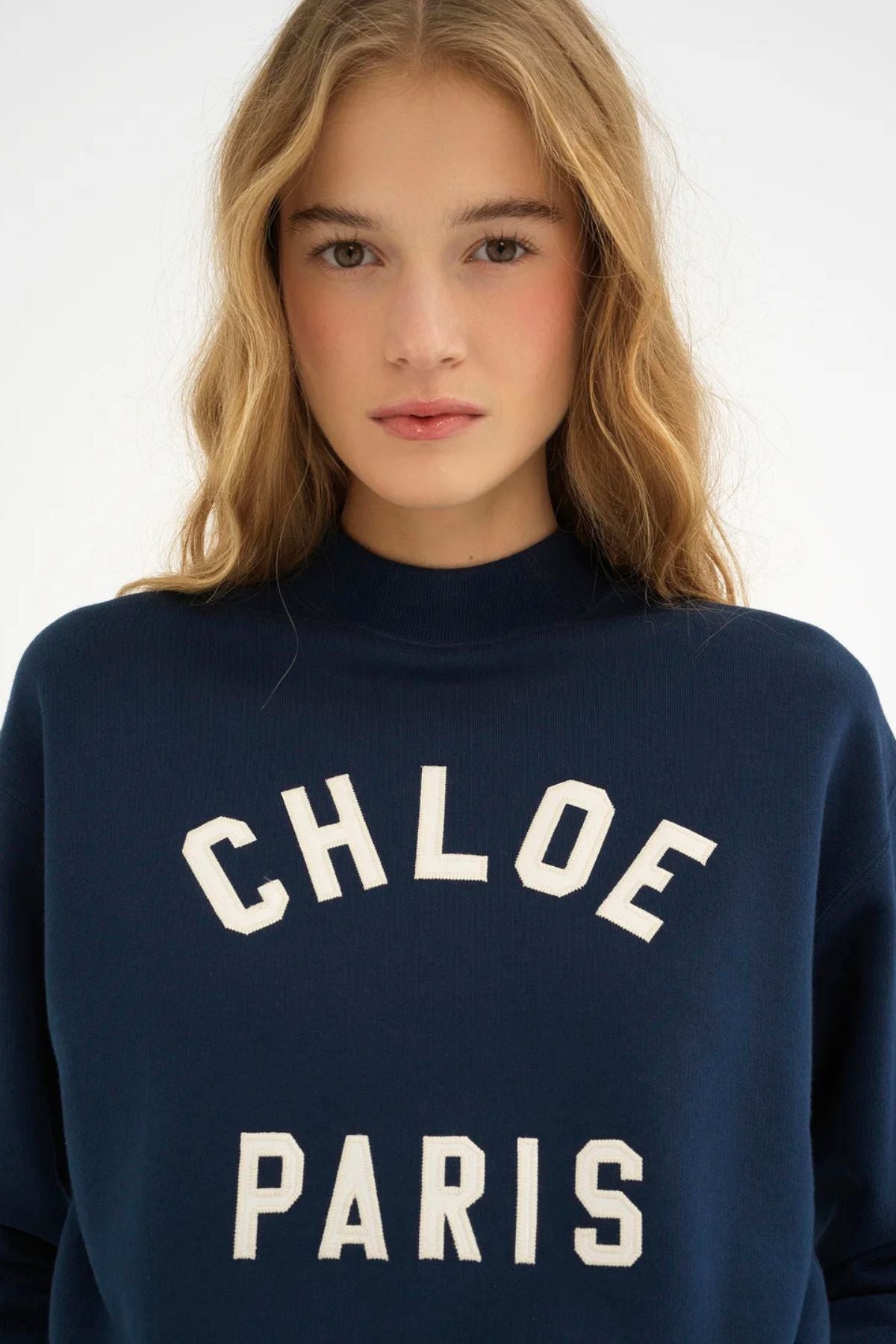 Chloé Paris Crewneck - Classic Navy