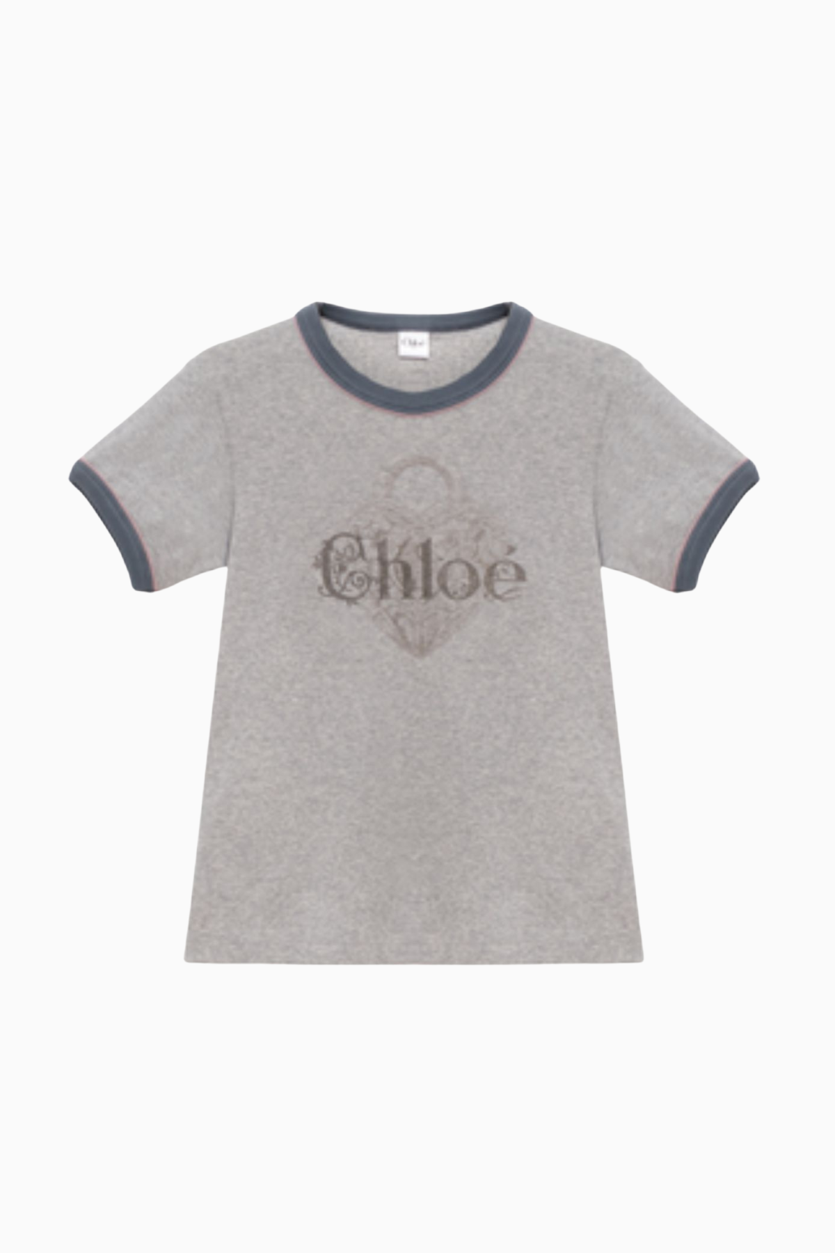 Chloé Ringer Tee - Neutral Grey