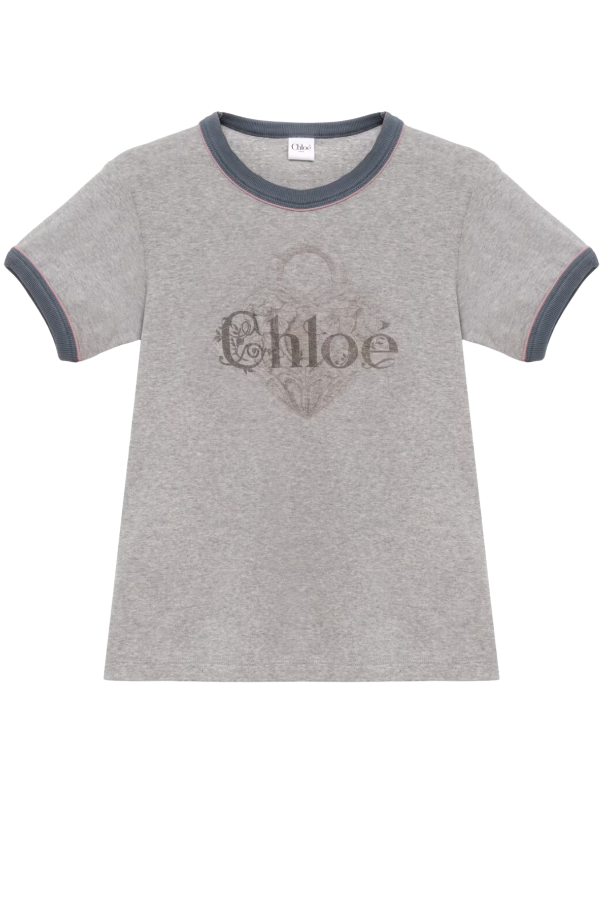 Chloé Ringer Tee - Neutral Grey