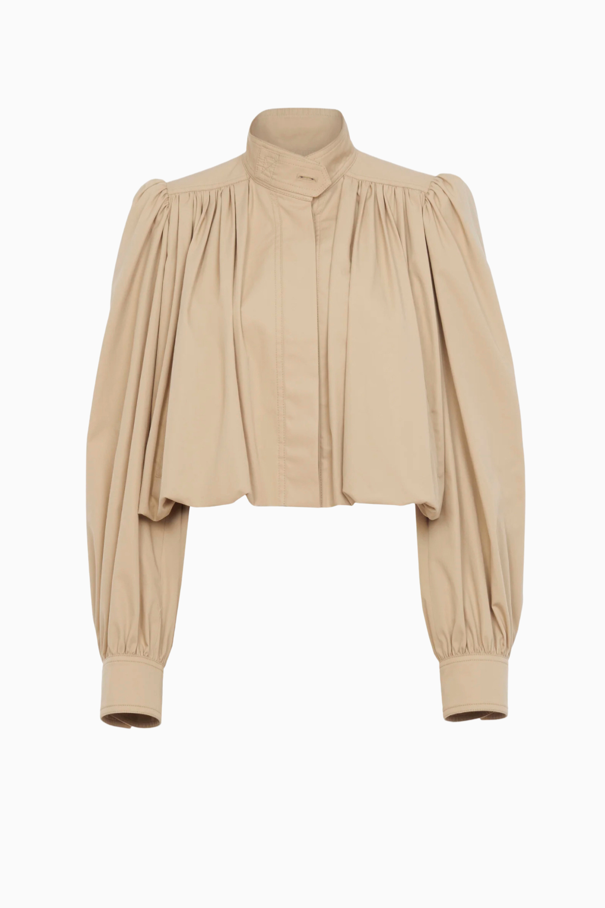 Chloé Runway Crop Jacket - Smoky Beige