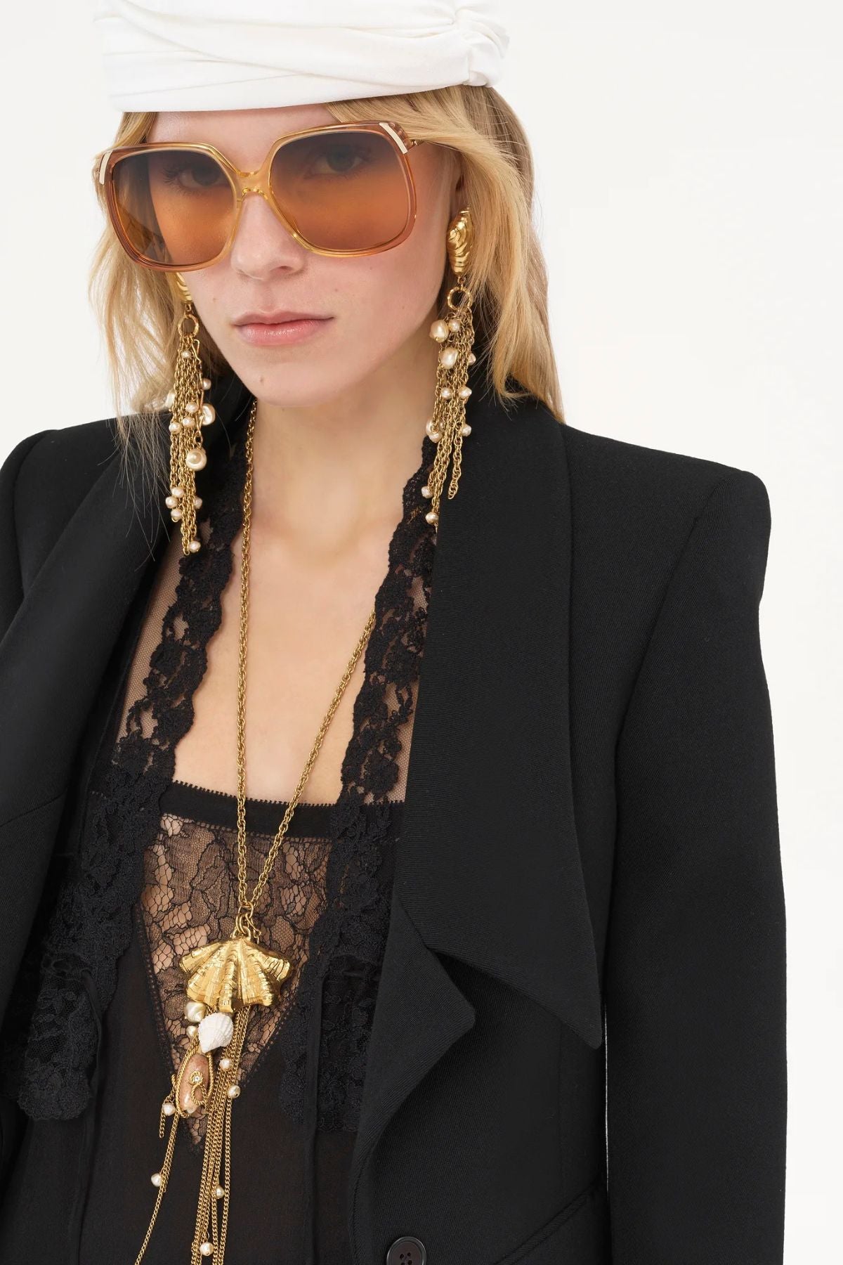 Chloé Stretch Jersey Blazer - Black