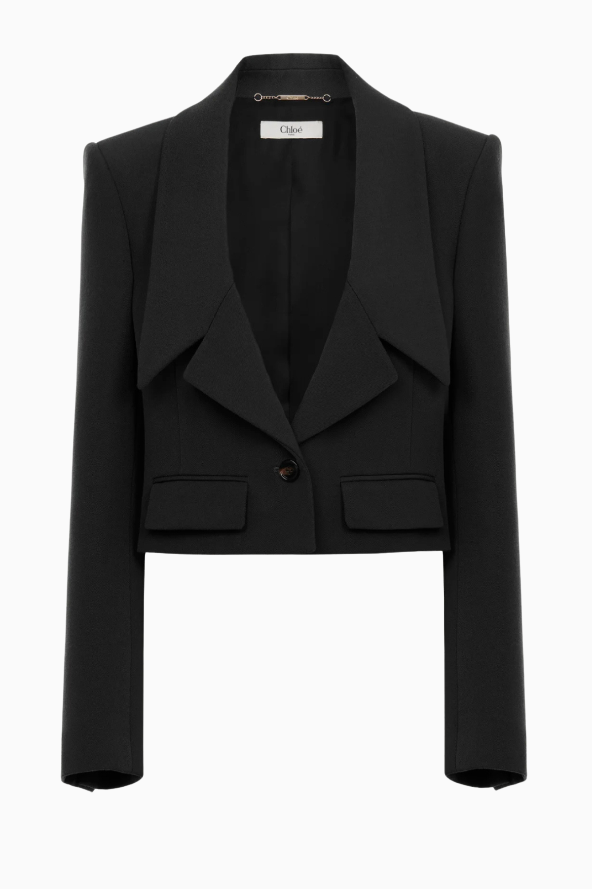 Chloé Stretch Jersey Blazer - Black