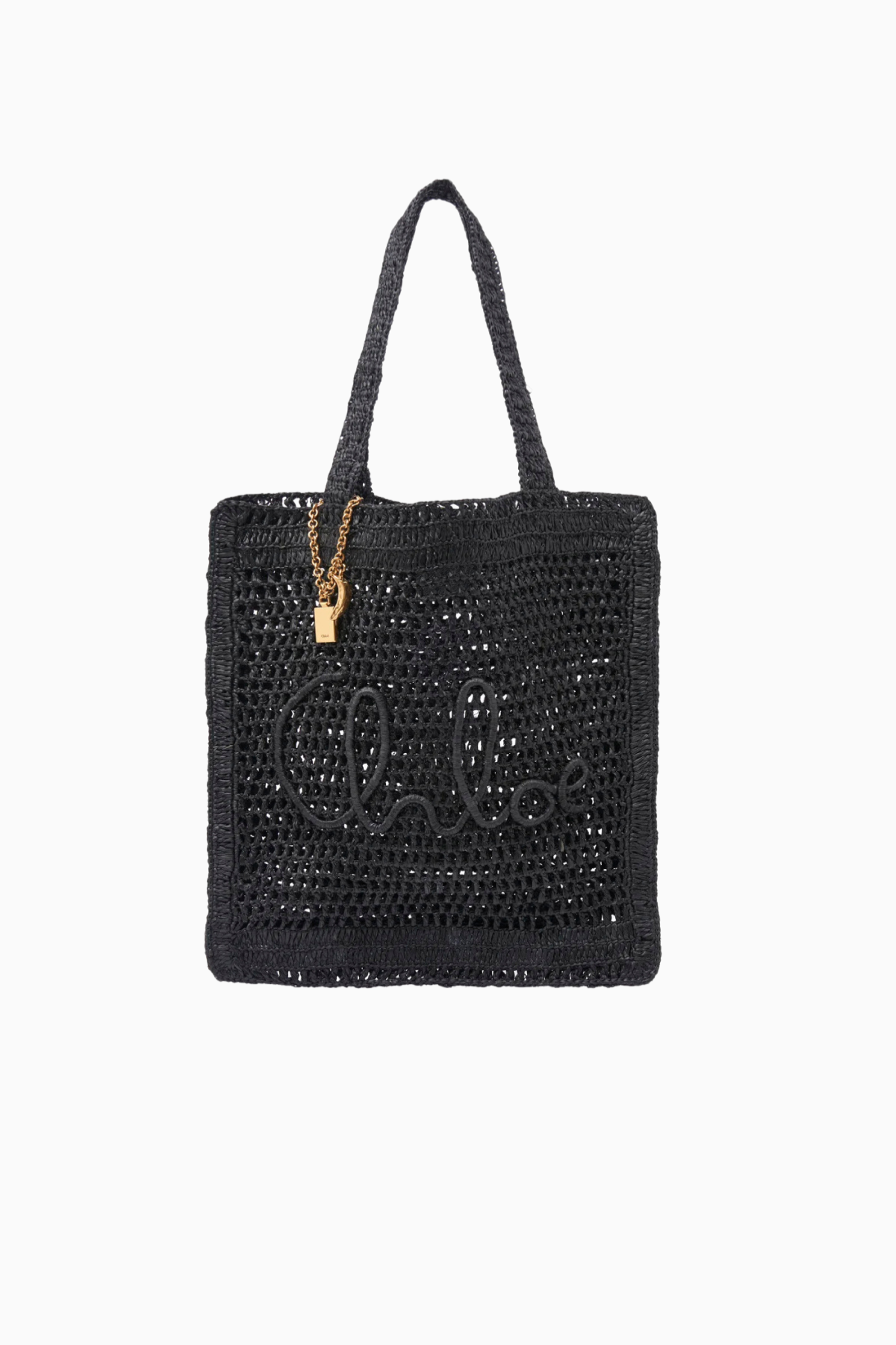 Chloé Summer Banana Charms Tote - Black