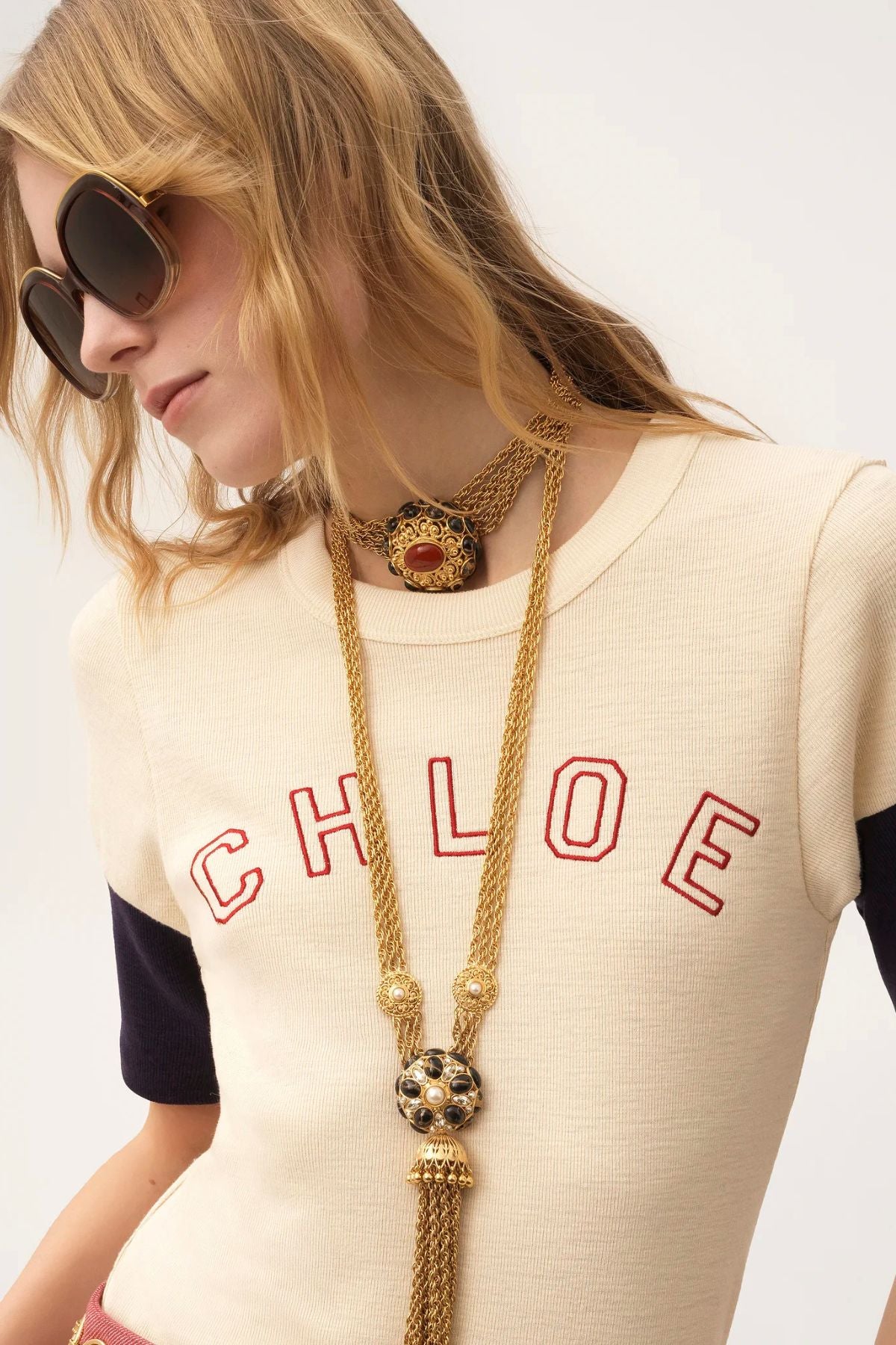 Chloé Vintage Sports T-Shirt - Iconic Milk