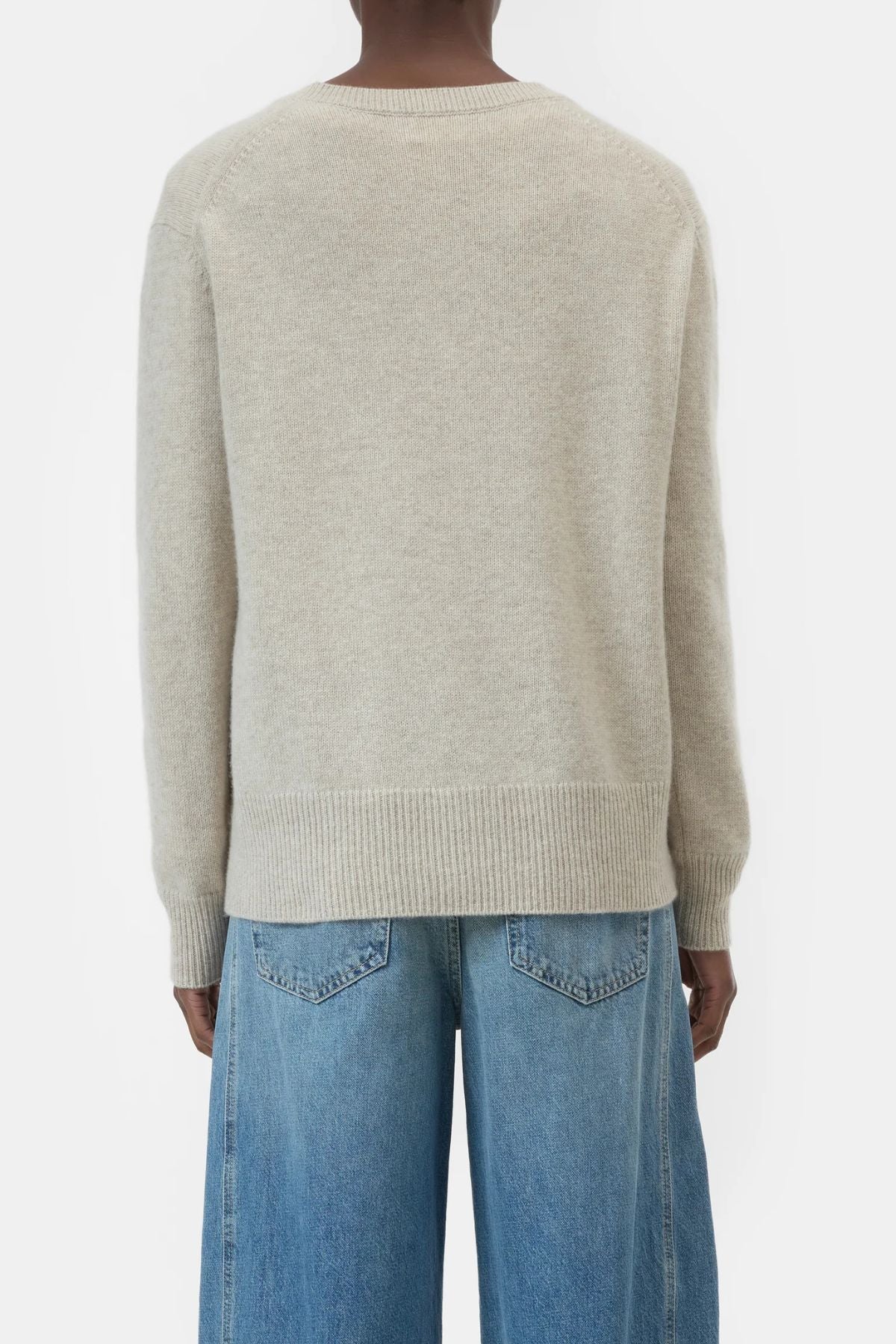 CLOSED Cashmere V-Neck Jumper - Clay Beige