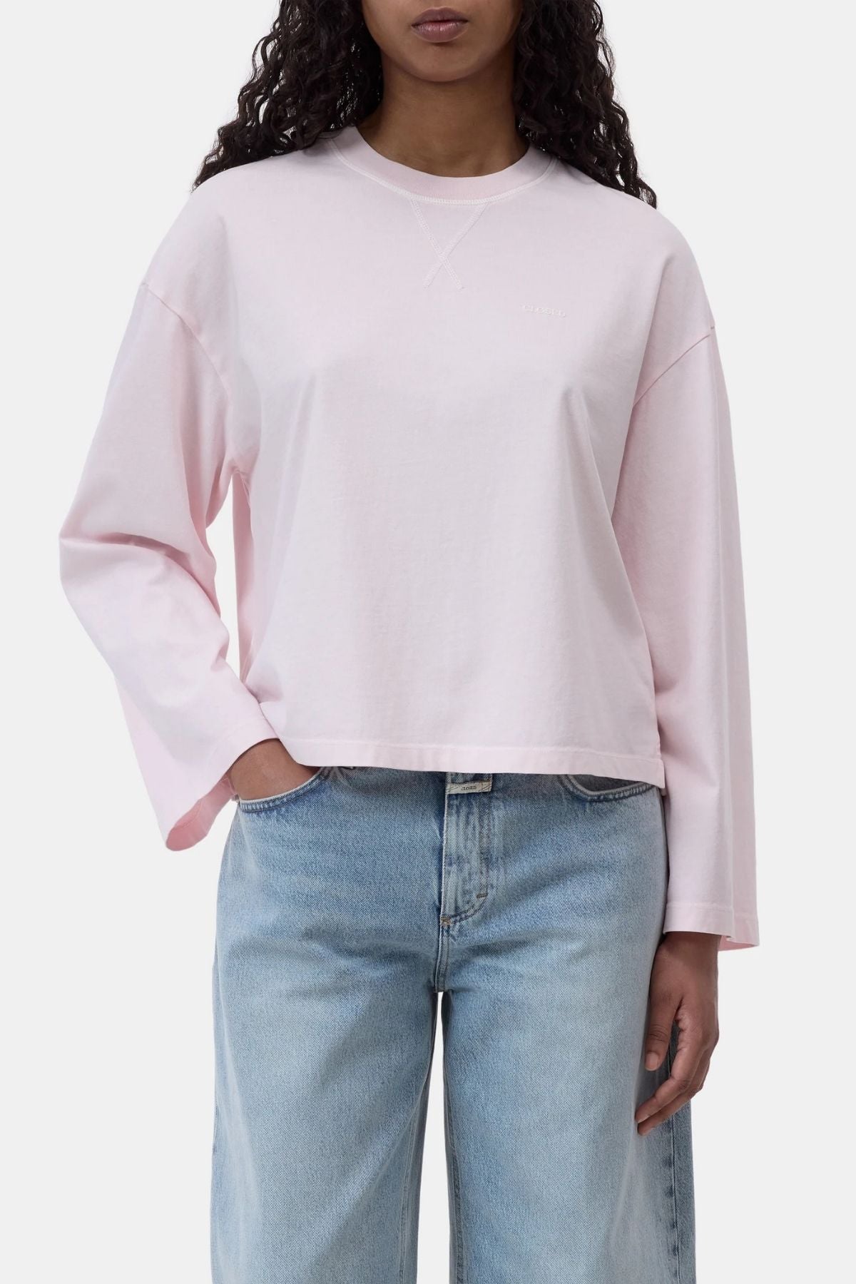 CLOSED Crew Longsleeve - Rosewater
