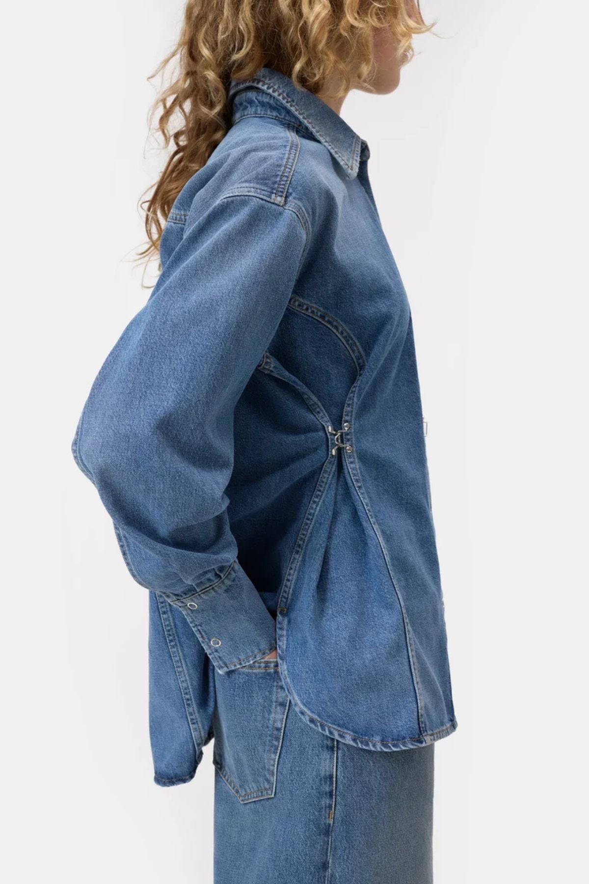 CLOSED Denim Shirt - Mid Blue