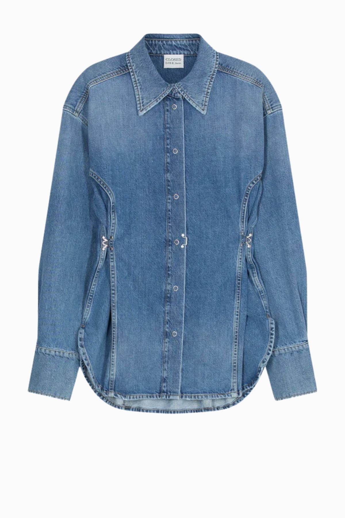 CLOSED Denim Shirt - Mid Blue