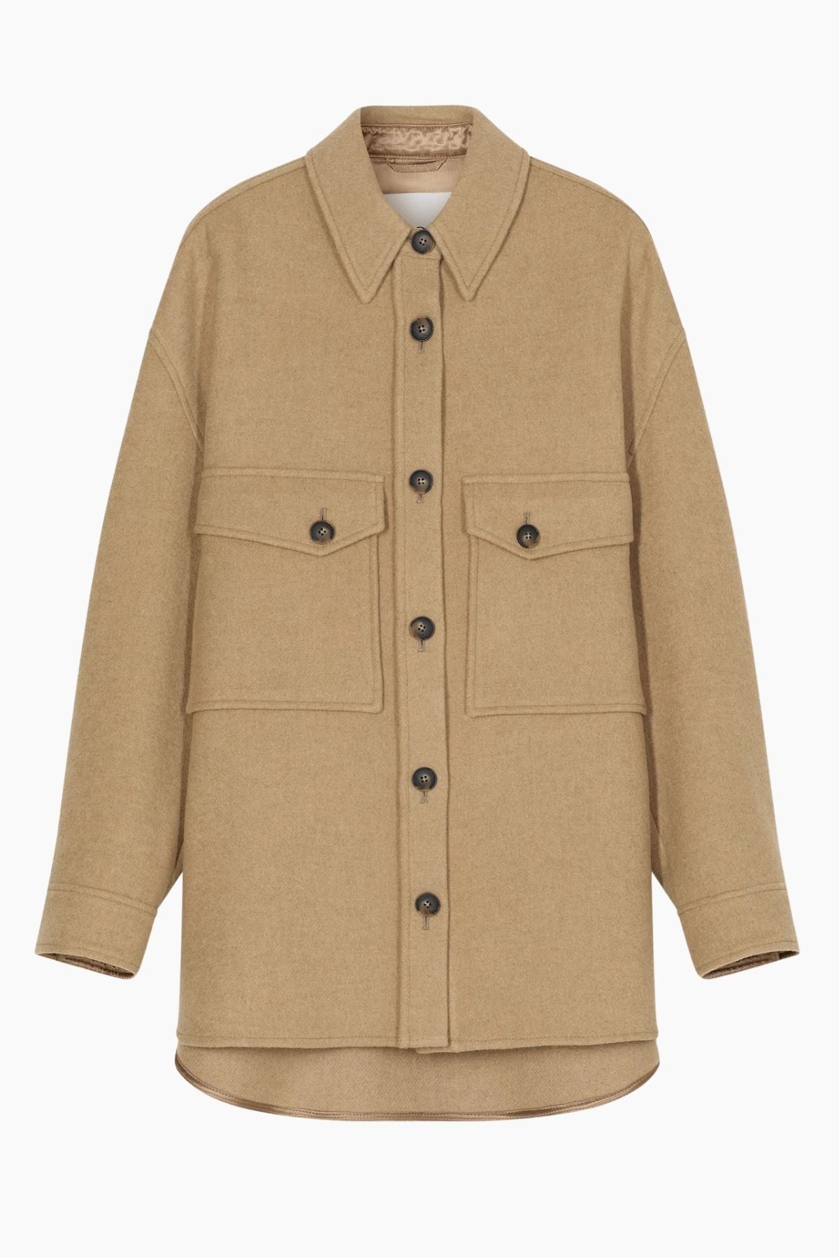 CLOSED Oversize Shacket - Sand Beige