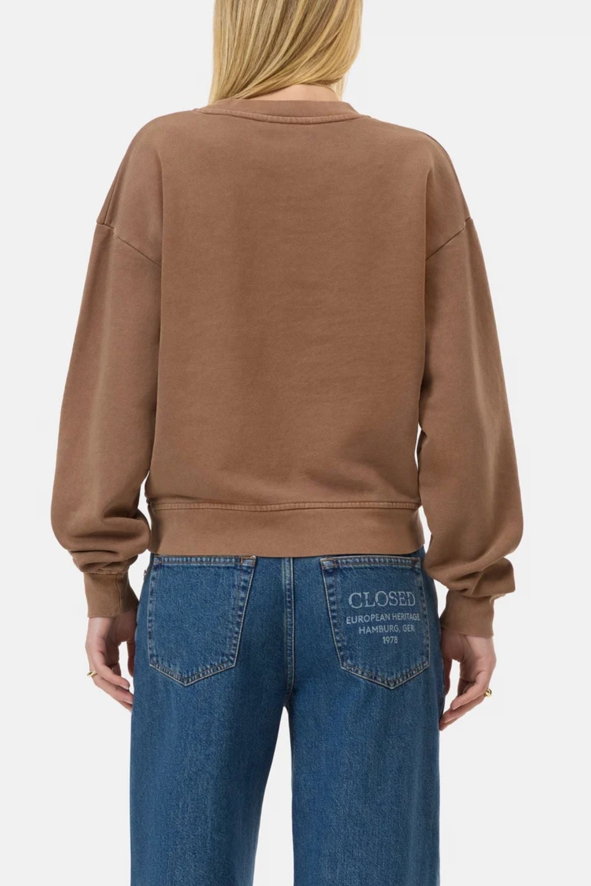 CLOSED Printed Sweatshirt - Light Mocha