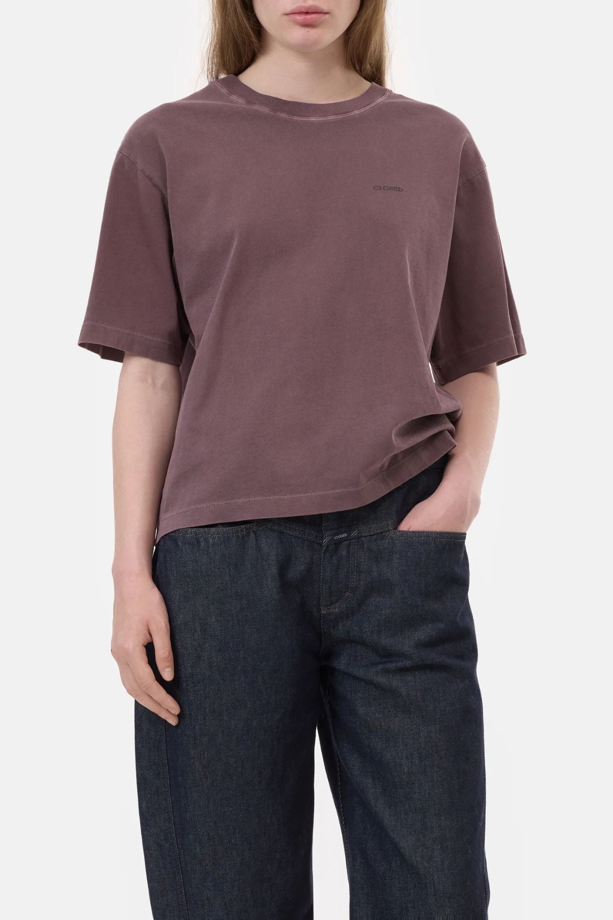 CLOSED Relaxed T-Shirt - Dark Raisin