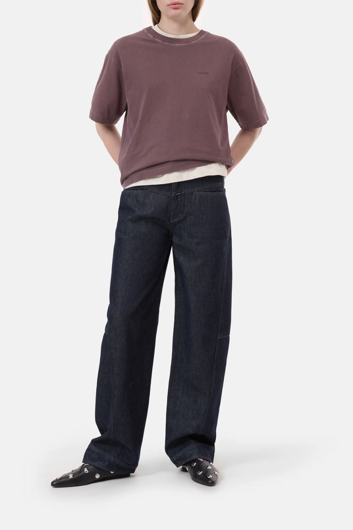 CLOSED Relaxed T-Shirt - Dark Raisin