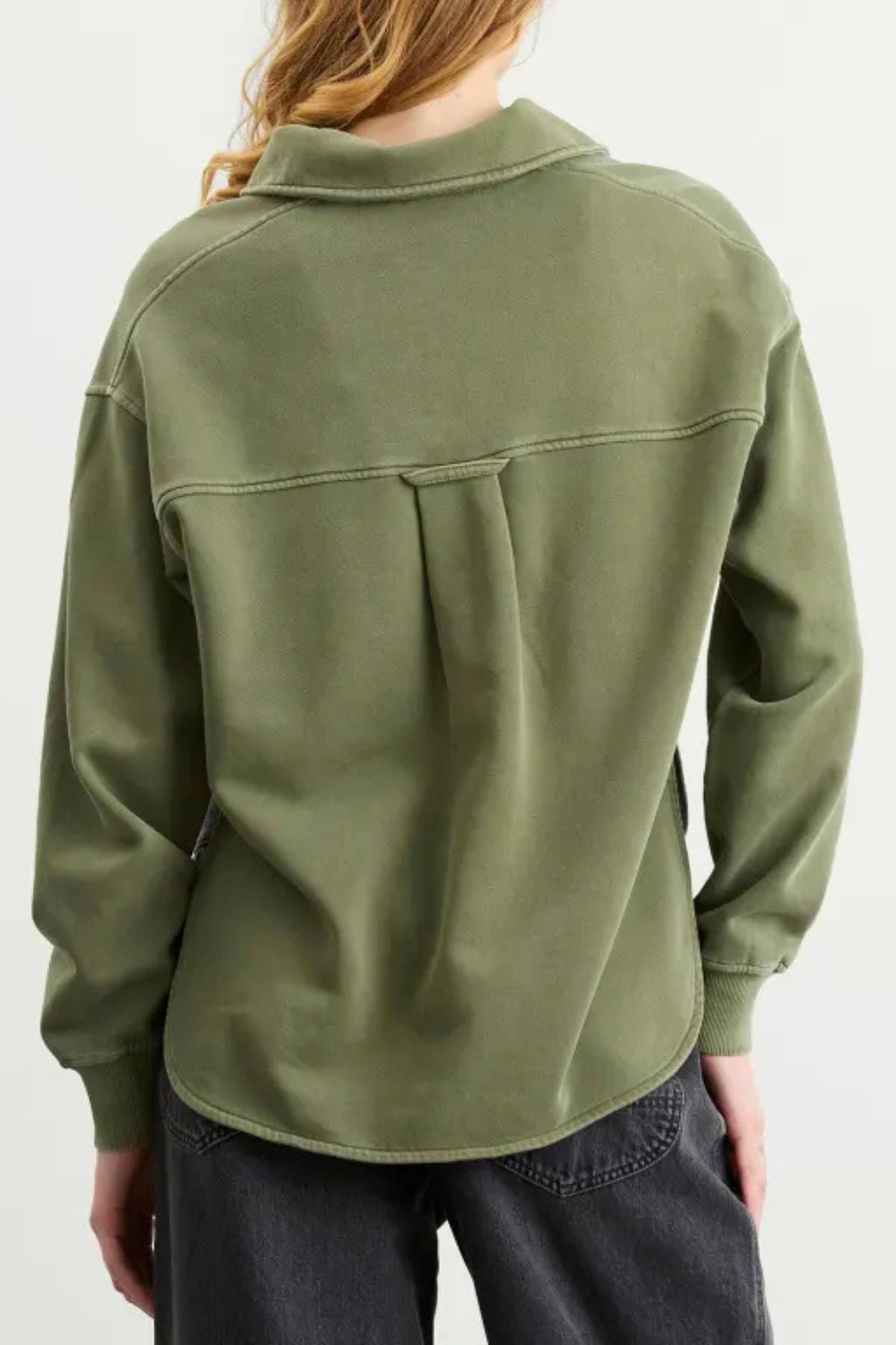 CLOSED Rugby Top - Army Green