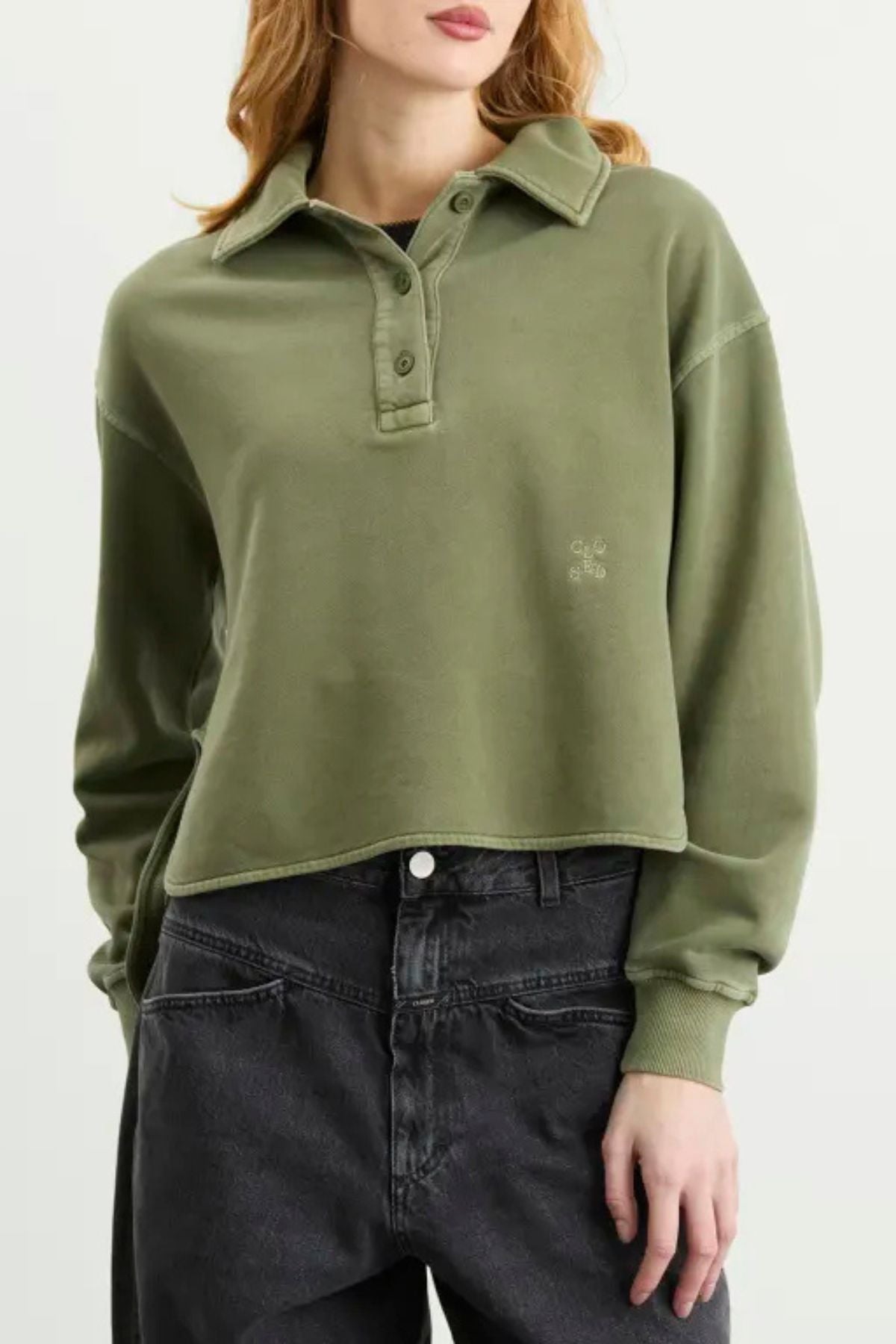 CLOSED Rugby Top - Army Green