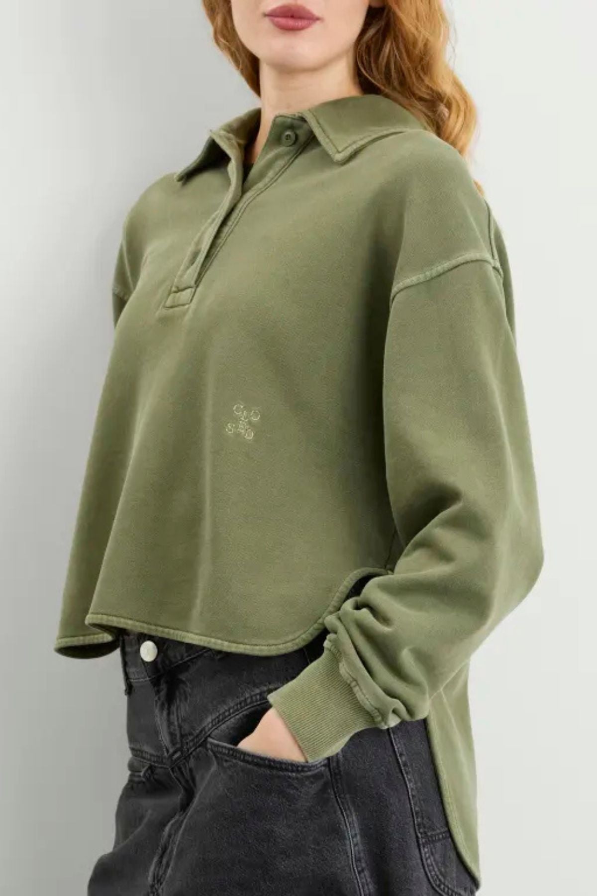 CLOSED Rugby Top - Army Green