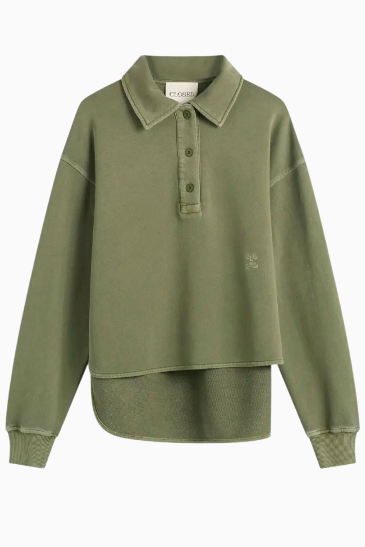 CLOSED Rugby Top - Army Green