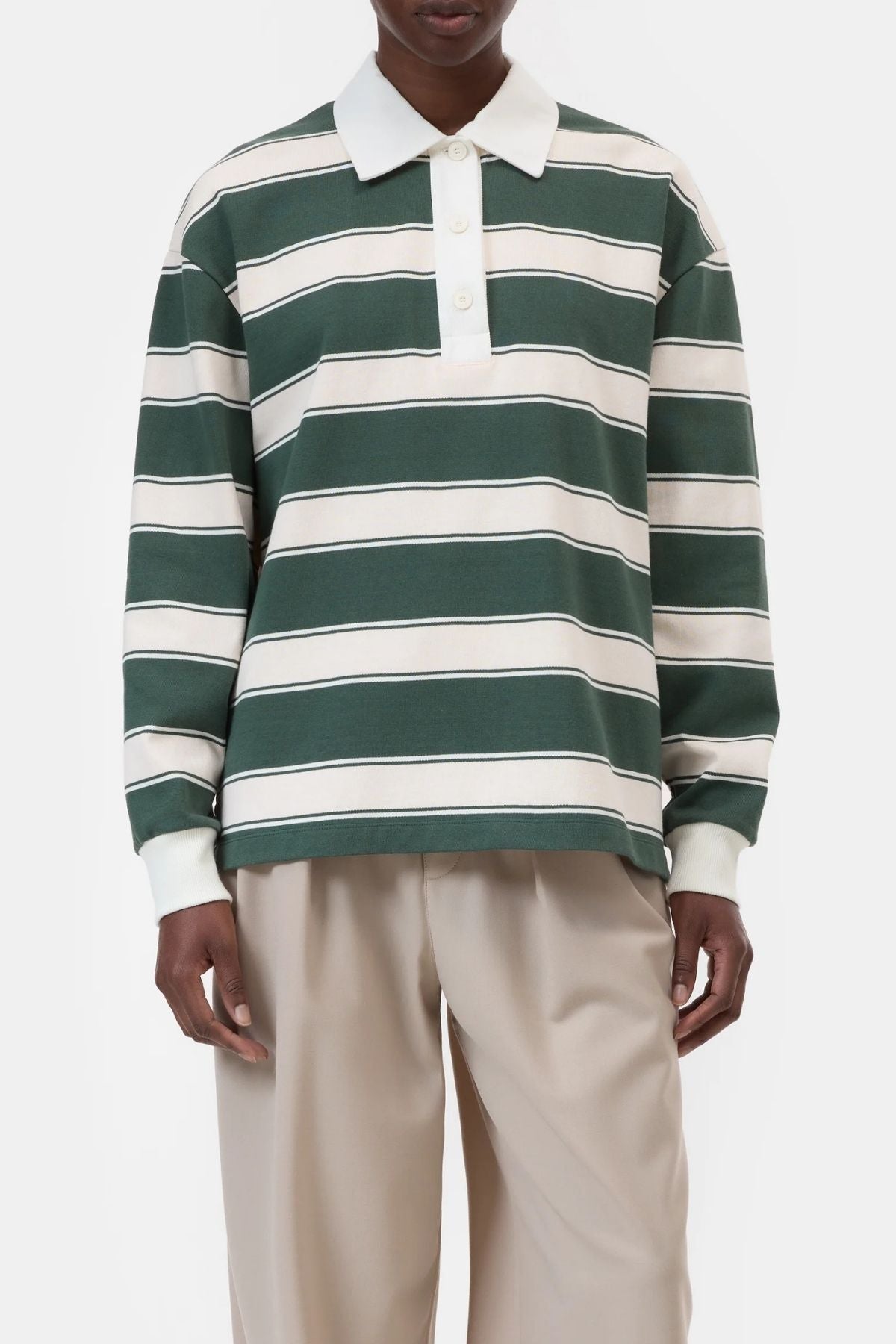 CLOSED Rugby Top - Royal Green