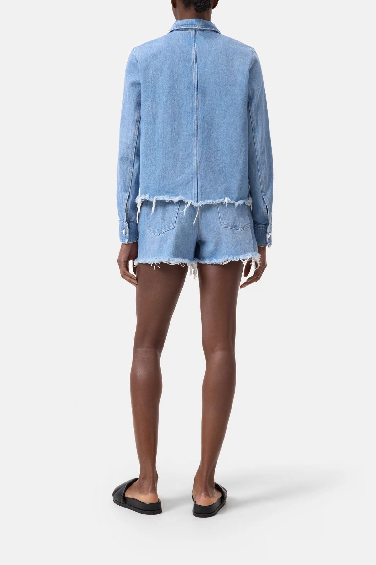 Closed Short Denim Jacket - Light Blue