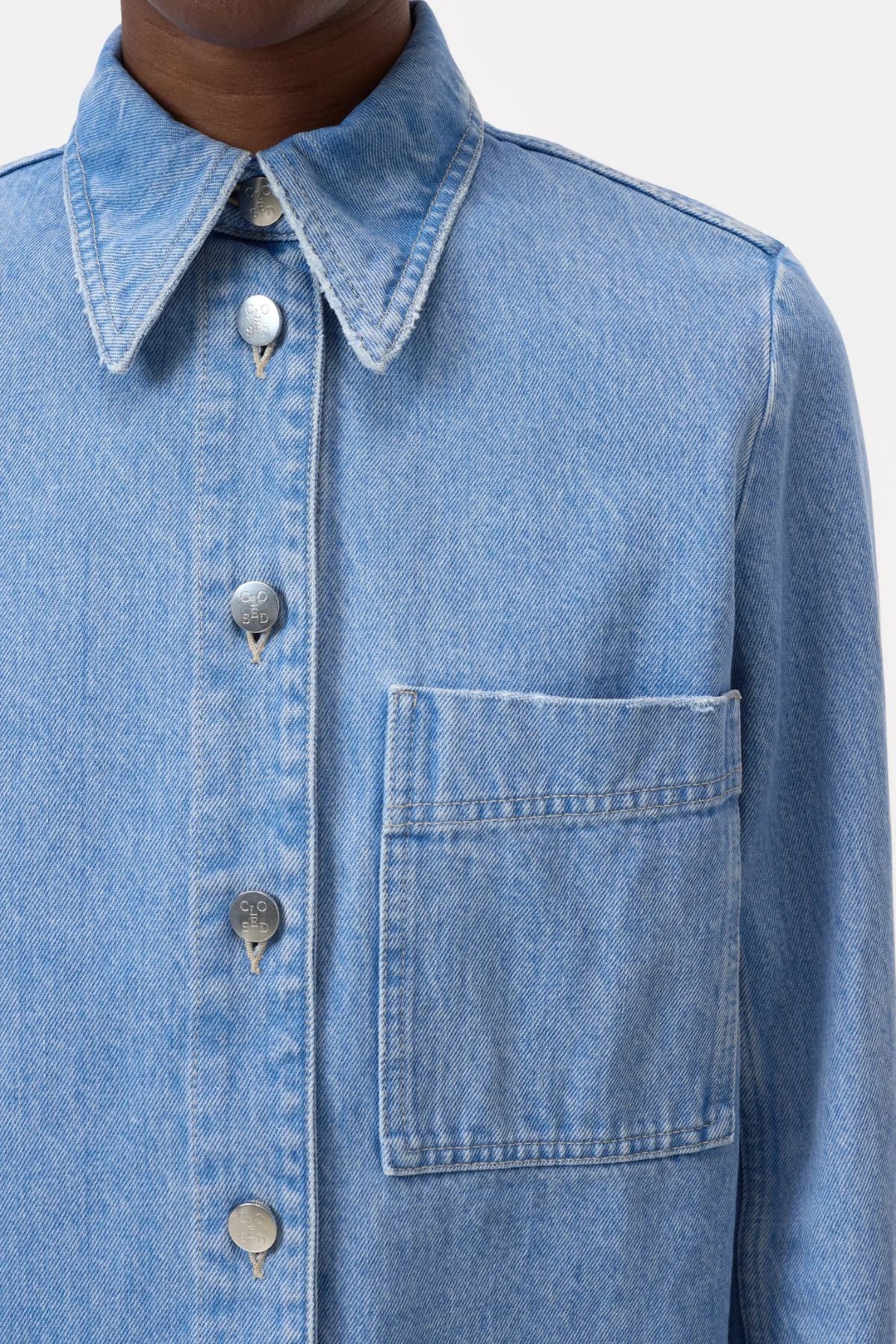 Closed Short Denim Jacket - Light Blue