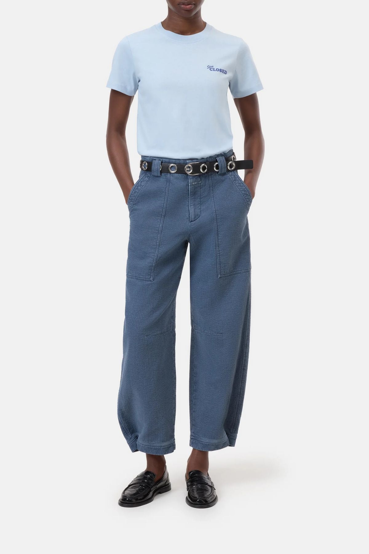 CLOSED Stay Closed T-Shirt - Powder Blue