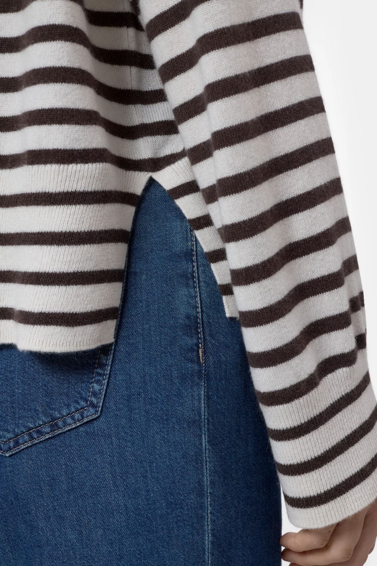 CLOSED Striped Knit Jumper - Mahogany