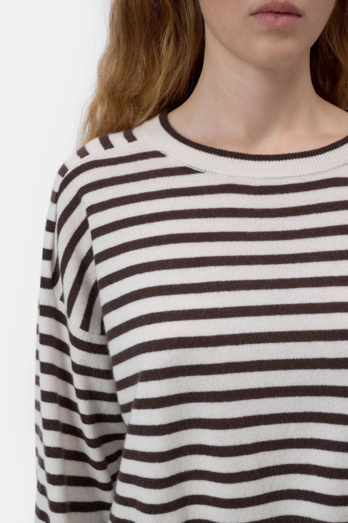 CLOSED Striped Knit Jumper - Mahogany