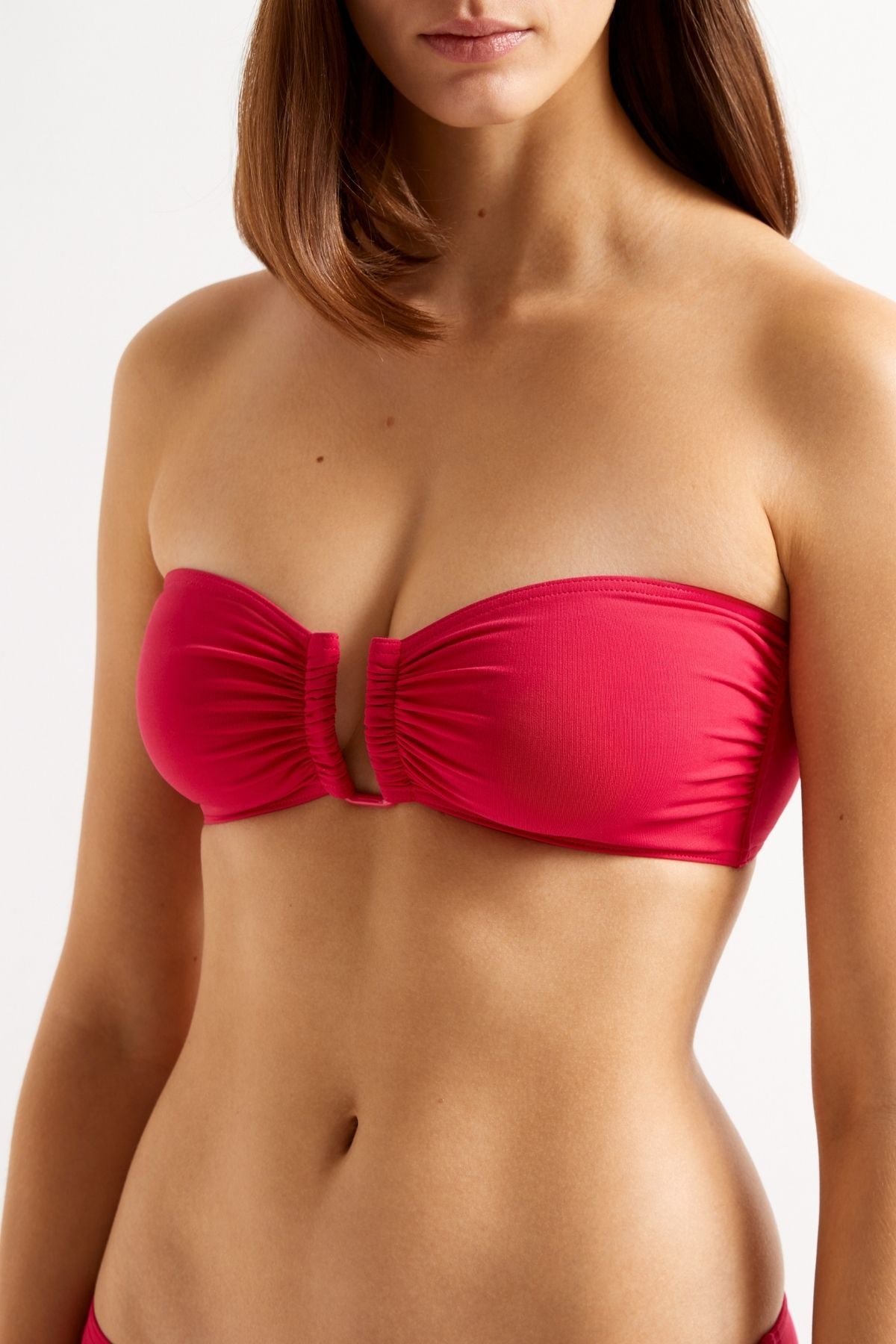 ERES Show Bandeau Bikini Top - Grenadine