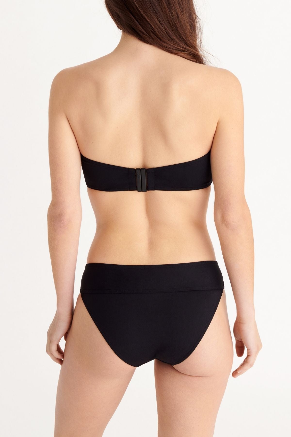 Eres Show Strapless Bikini Top - Black
