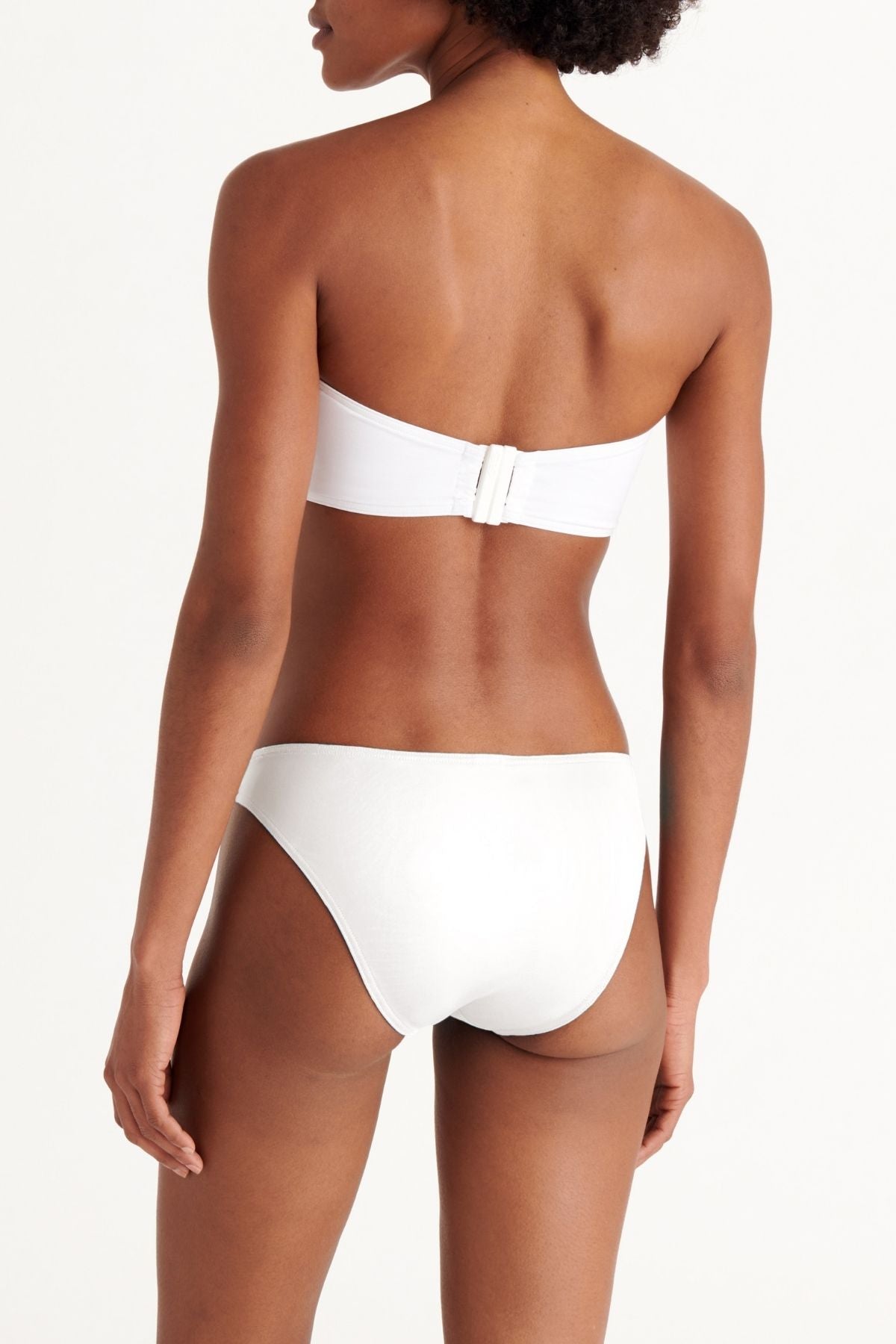 ERES Show Strapless Bikini Top - White