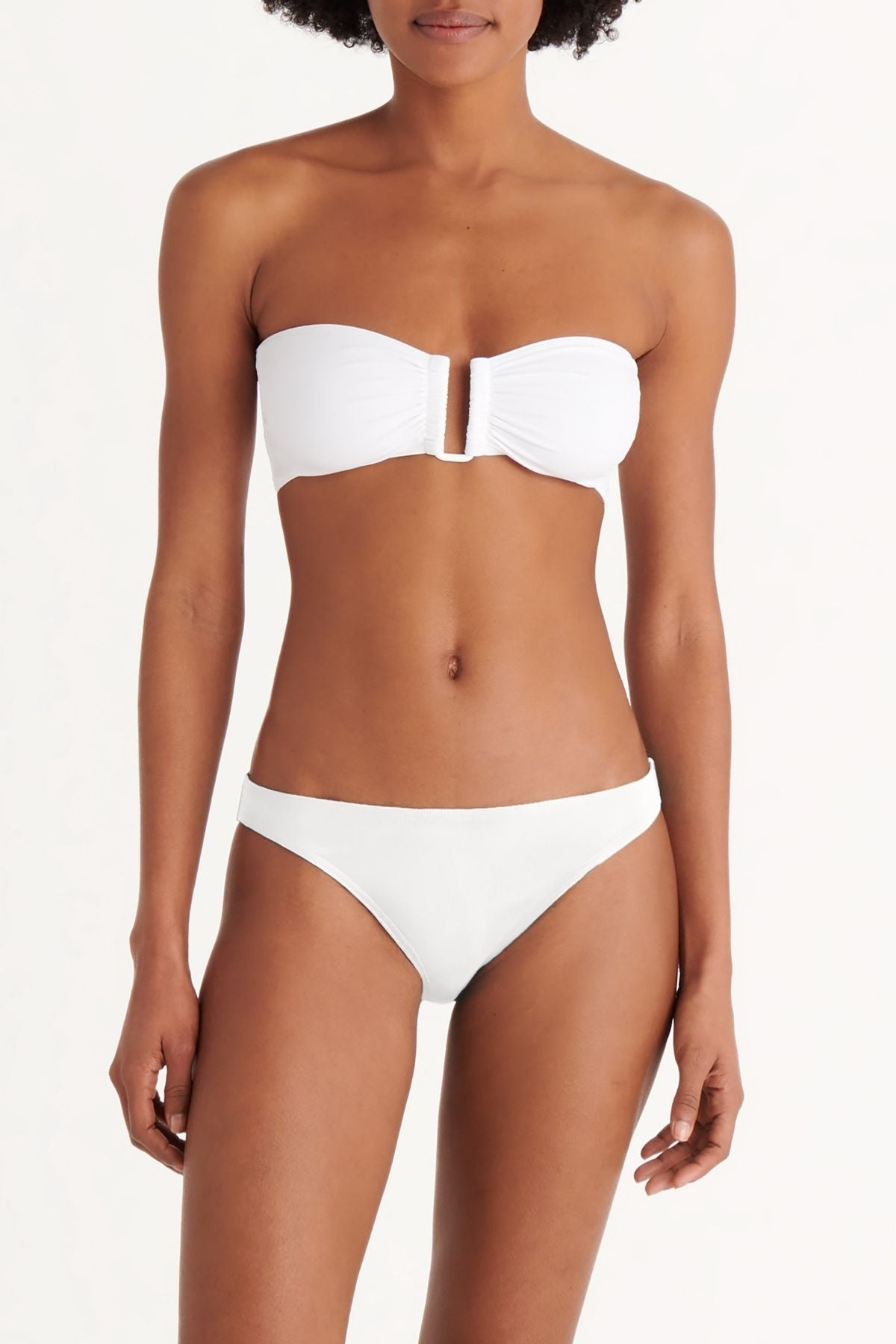 ERES Show Strapless Bikini Top - White